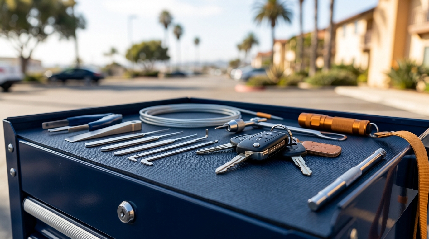 San Diego car lockout checklist photo