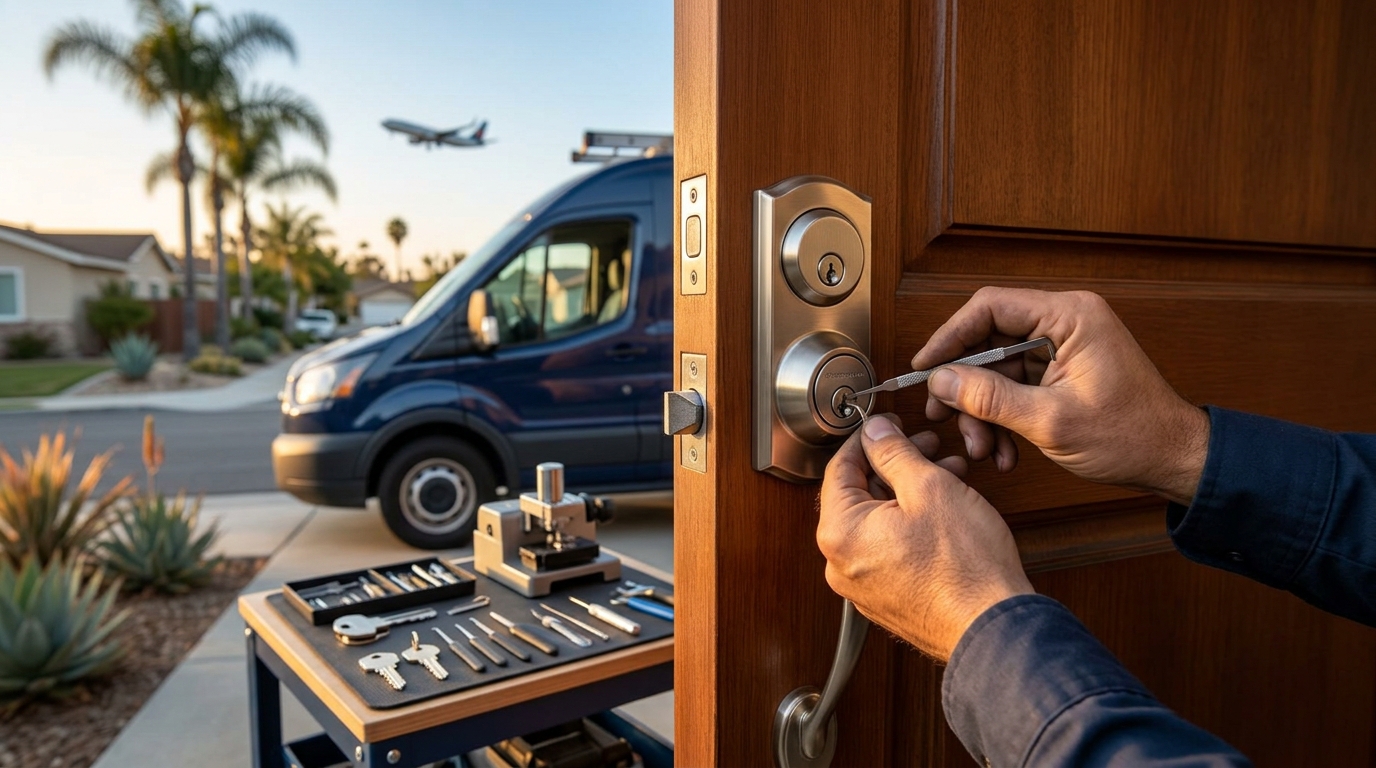 Locksmith service in San Diego Airport Area Guidance